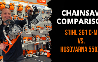 husqvarna 550 xp compared to the Stihl 261 c-m chainsaw | Outdoor Power Equipment | Carl's Mower & Saw